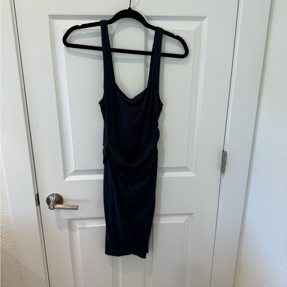 Wilfred Navy Mini Dress